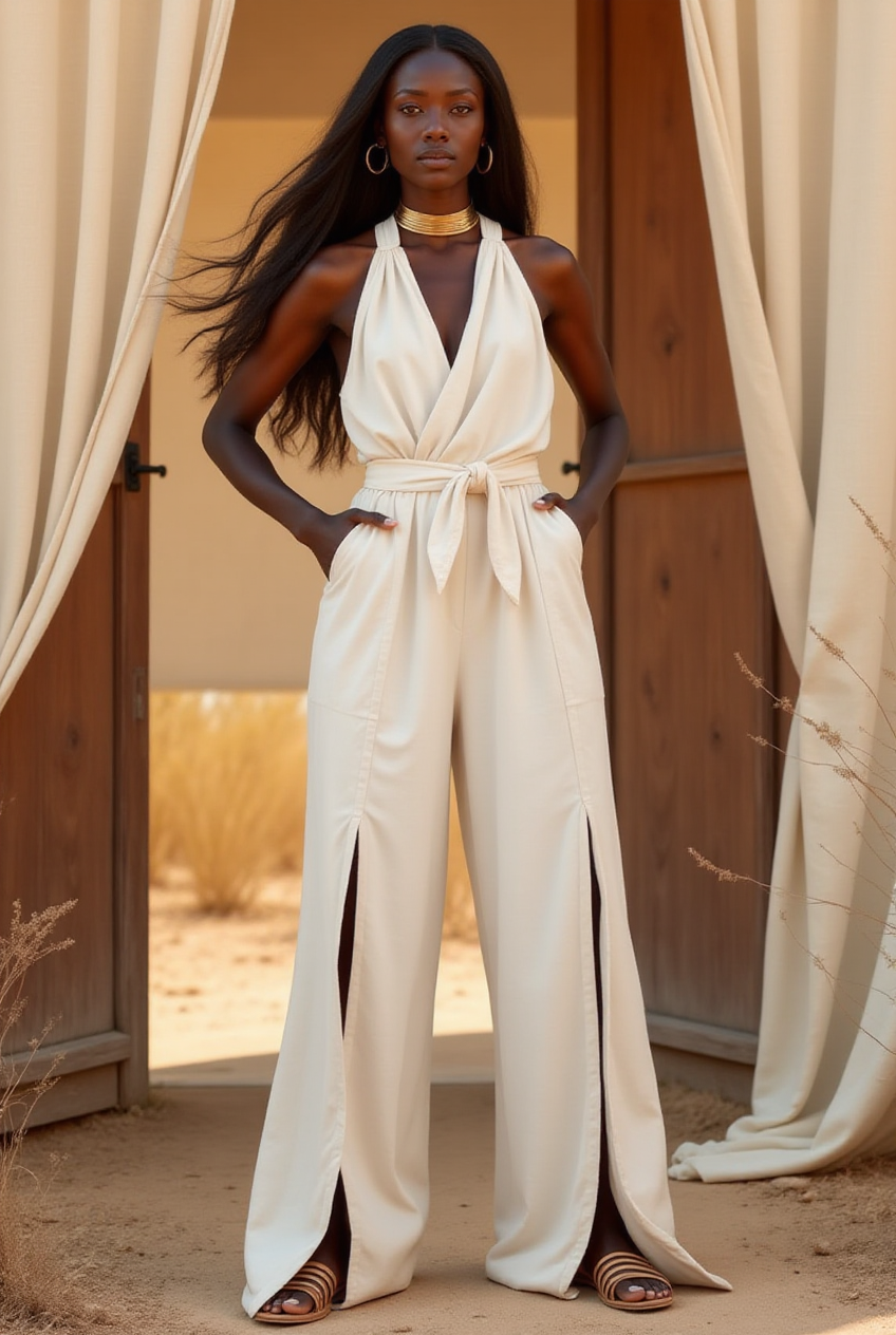 Dune Nomad White Jumpsuit