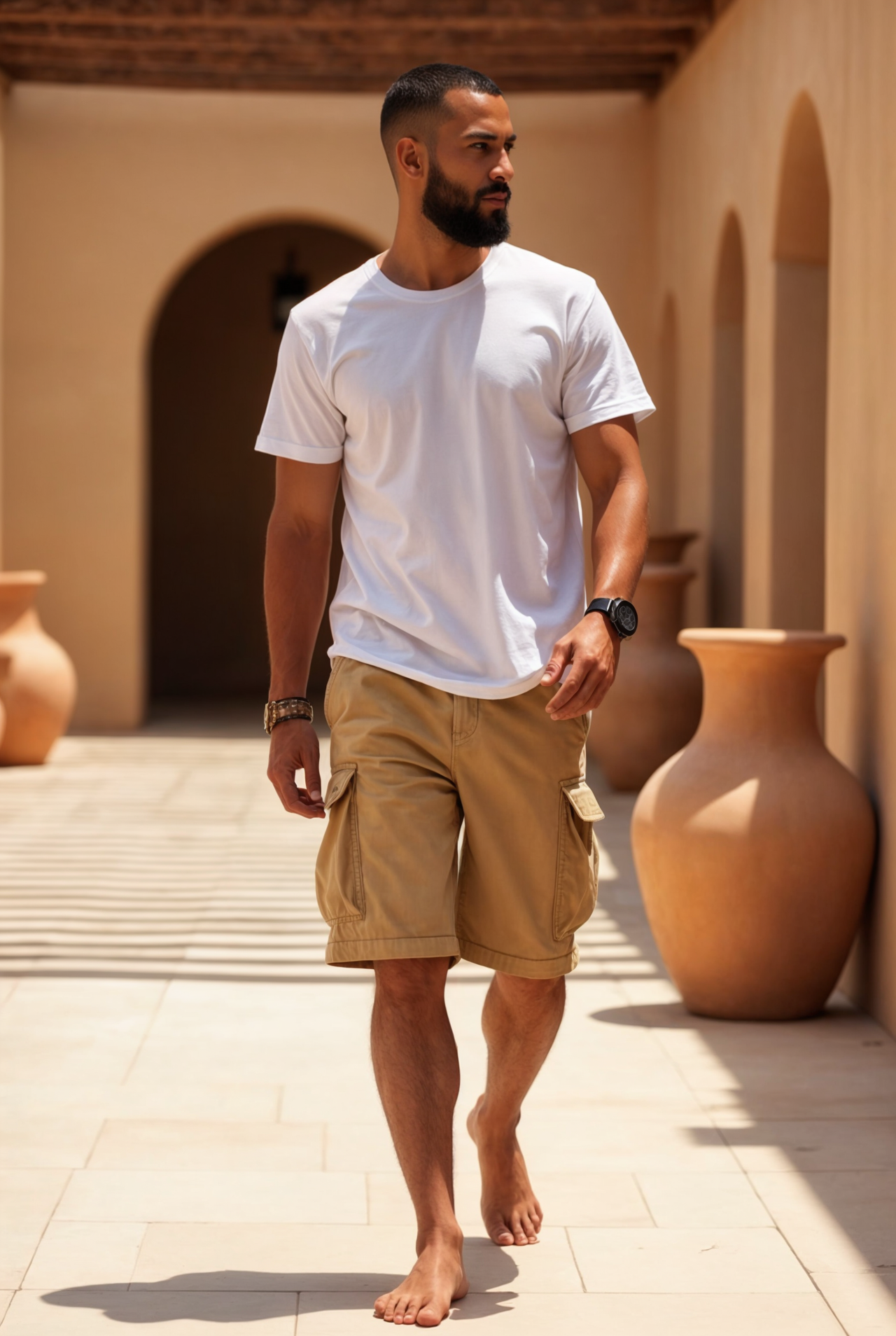 Sand Cargo Pants